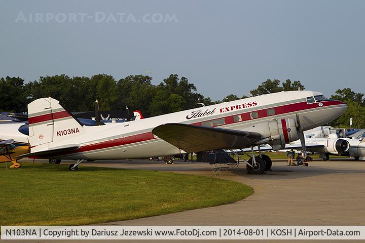 N103NA, 1945 Douglas DC-3C-S1C3G (C-47B) C/N 16821, Douglas C-47B 