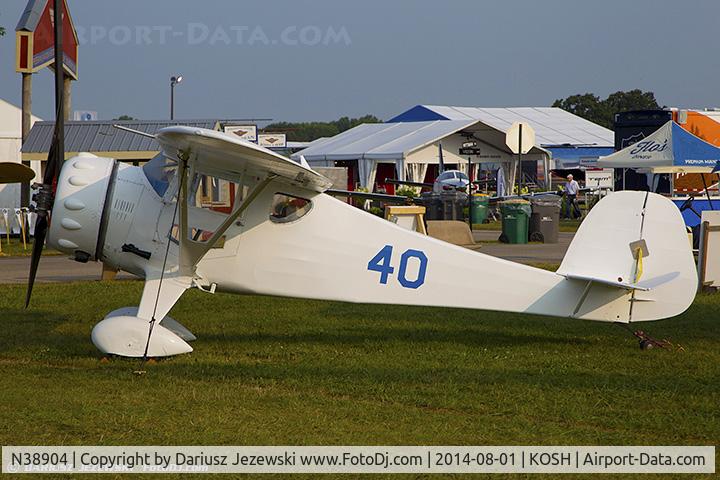 N38904, 1941 Monocoupe 90AW C/N A-827, Monocoupe 90AW 