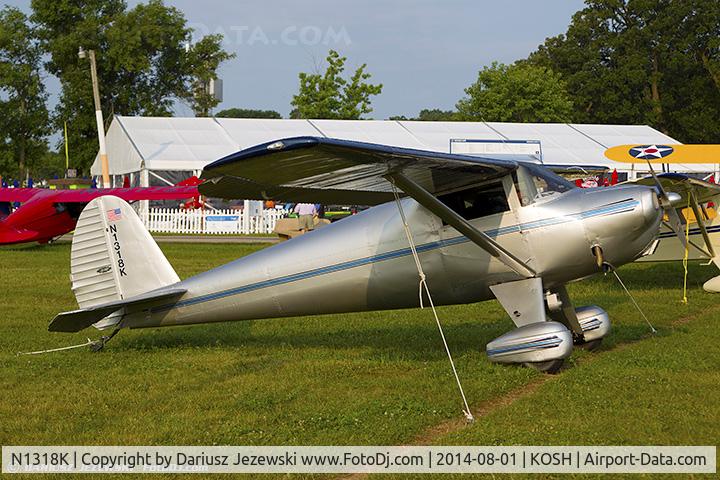 N1318K, 1947 Luscombe 8A C/N 4045, Luscombe 8A Luscome Master  C/N 4045, N1318K