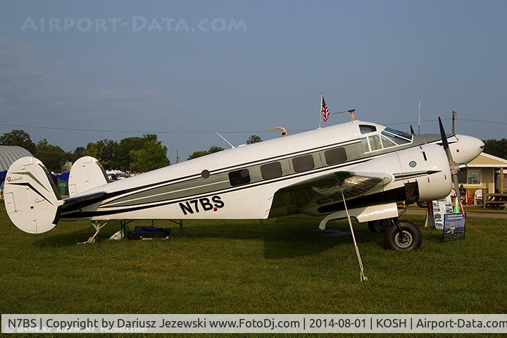 N7BS, 1954 Beech E18S C/N BA-18, Beech E18S  C/N BA-18, N7BS