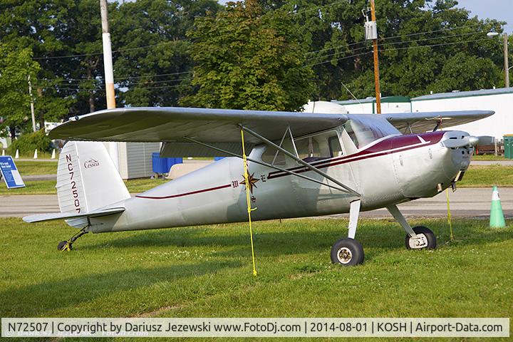 N72507, 1946 Cessna 140 C/N 9677, Cessna 140  C/N 9677, NC72507
