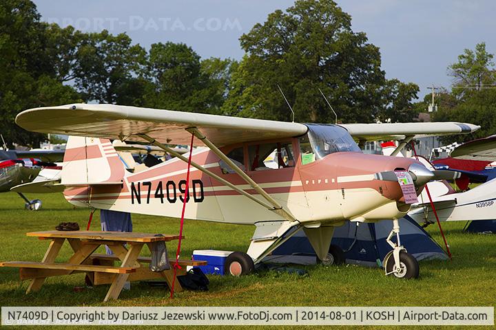 N7409D, 1957 Piper PA-22-150 C/N 22-5170, Piper PA-22-150 Tri-Pacer  C/N 22-5170, N7409D