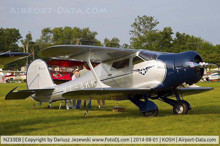 N233EB, 1938 Beech E17B C/N 233, Beech E17B  C/N 233, N233EB