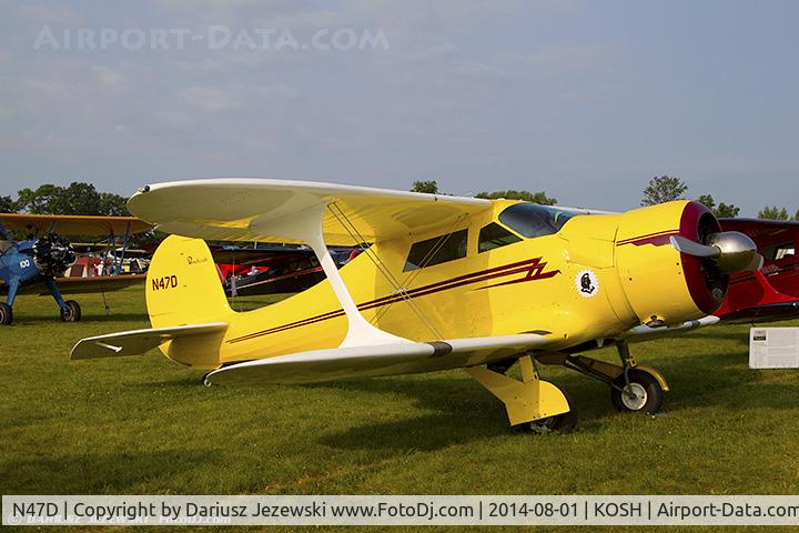 N47D, 1939 Beech D-17R C/N 289, Beech D17R Staggerwing  C/N 289, N47D