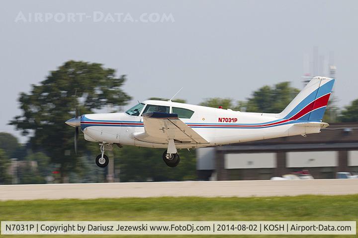 N7031P, 1960 Piper PA-24-250 Comanche C/N 24-2178, Piper PA-24-250 Comanche  C/N 24-2178, N7031P