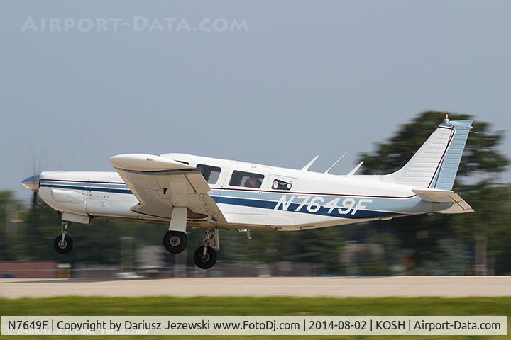N7649F, Piper PA-32R-300 Cherokee Lance C/N 32R-7780072, Piper PA-32R-300 Lance  C/N 32R-7780072, N7649F