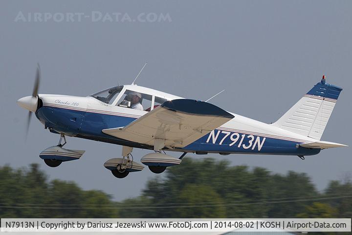 N7913N, 1969 Piper PA-28-180 Cherokee C/N 28-5325, Piper PA-28-180 Cherokee  C/N 28-5325, N7913N