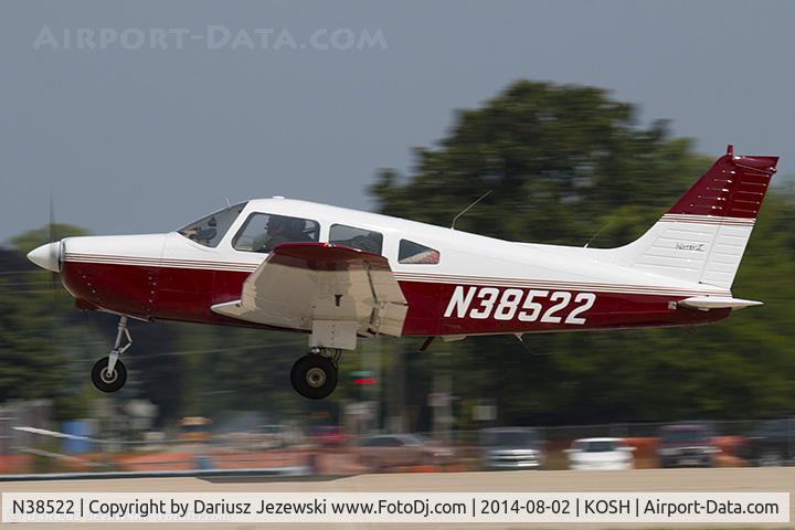 N38522, 1977 Piper PA-28-161 C/N 28-7816180, Piper PA-28-161 Warrior II  C/N 28-7816180, N38522