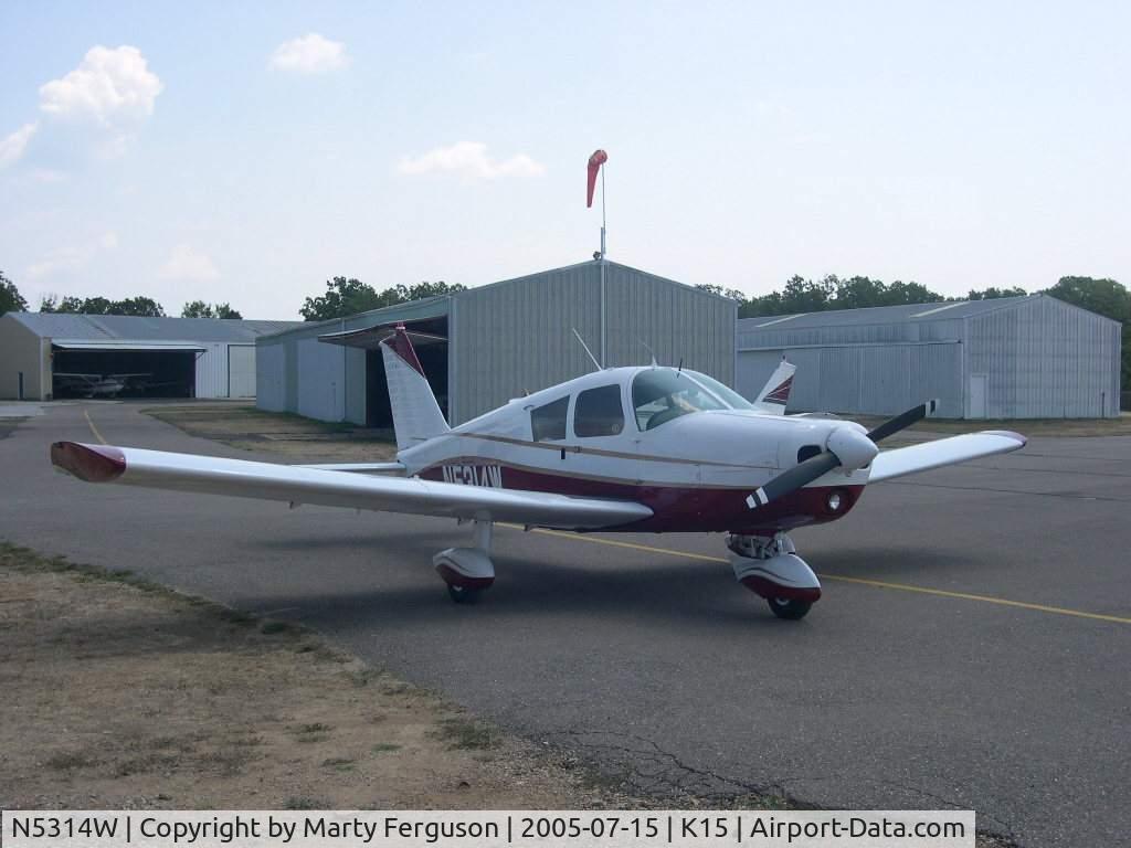 N5314W, 1962 Piper PA-28-160 Cherokee C/N 28-369, Taken at National Cherokee Flyin at Tan-Tar-a Resort at Osage Beach, Missouri
