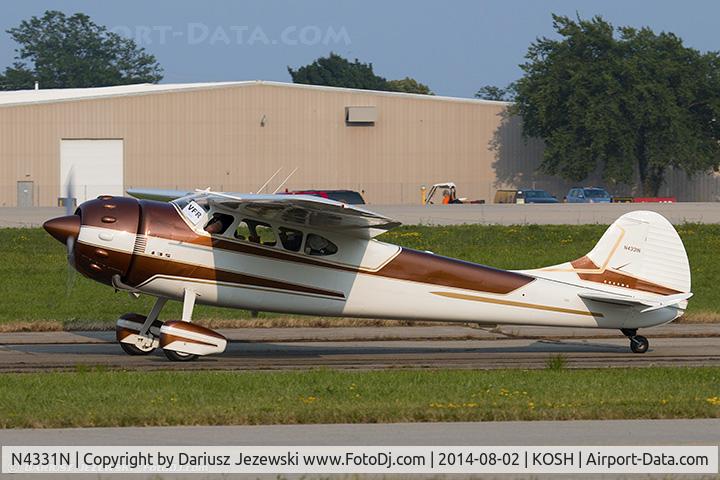 N4331N, 1947 Cessna 195 C/N 7078, Cessna 195 Businessliner  C/N 7078, N4331N