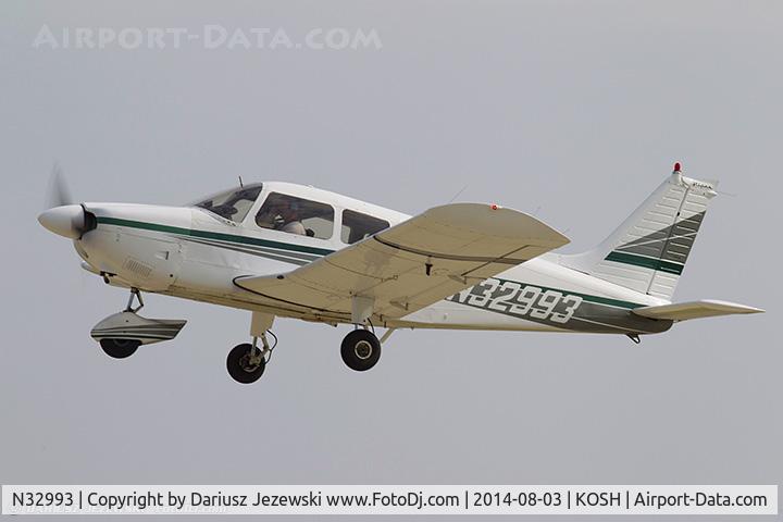 N32993, 1975 Piper PA-28-180 C/N 28-7505108, Piper PA-28-180 Cherokee  C/N 28-7505108, N32993
