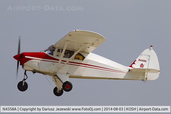 N4358A, 1956 Piper PA-22-150 Caribbean C/N 22-3714, Piper PA-22-150 Tri-Pacer  C/N 22-3714, N4358A