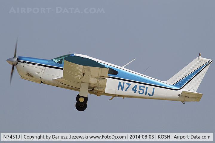 N7451J, 1968 Piper PA-28R-180 Cherokee Arrow C/N 28R-30800, Piper PA-28R-180 Arrow  C/N 28R-30800, N7451J