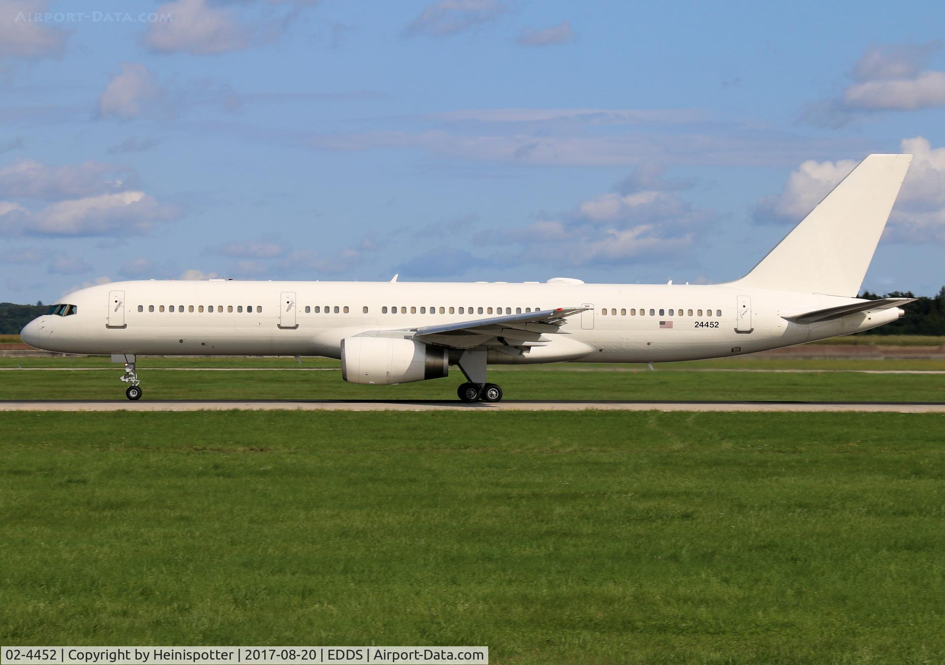 02-4452, 1993 Boeing C-32B (757-23A) C/N 25493, 02-4452 at Stuttgart Airport.