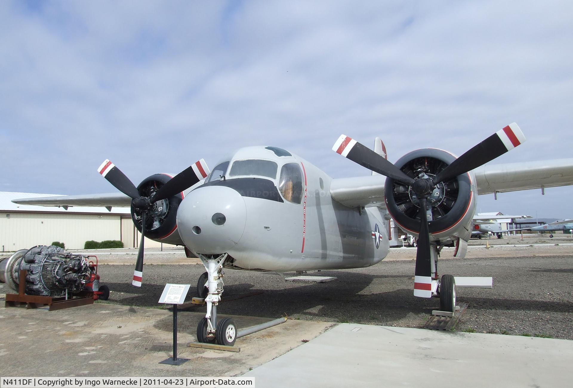 N411DF, 1956 Grumman S2F-1 (TS-2A) Tracker C/N 476, Grumman S2F-1 (TS-2A) Tracker at the Estrella Warbirds  Museum, Paso Robles CA