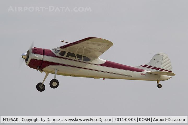 N195AK, 1952 Cessna 195A C/N 7778, Cessna 195A Businessliner  C/N 7778, N195AK