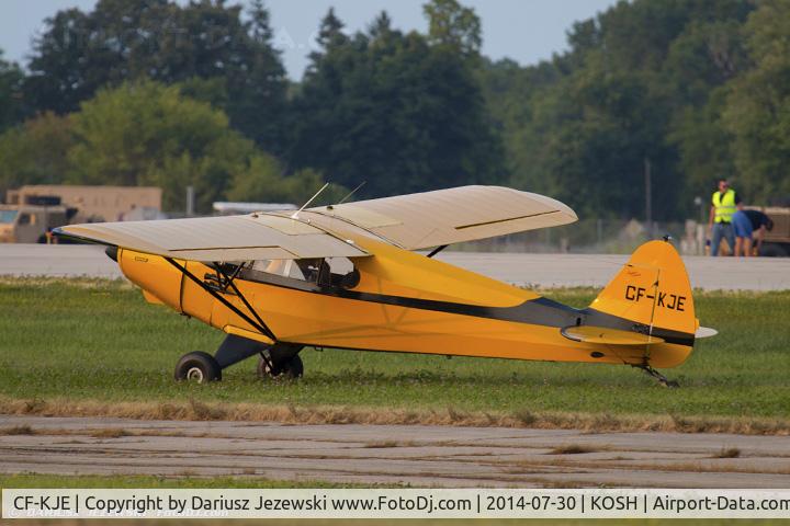 CF-KJE, 1947 Piper PA-12 Super Cruiser Super Cruiser C/N 12-2529, Piper PA-12 Super Cruiser  C/N 12-2529, CF-KJE