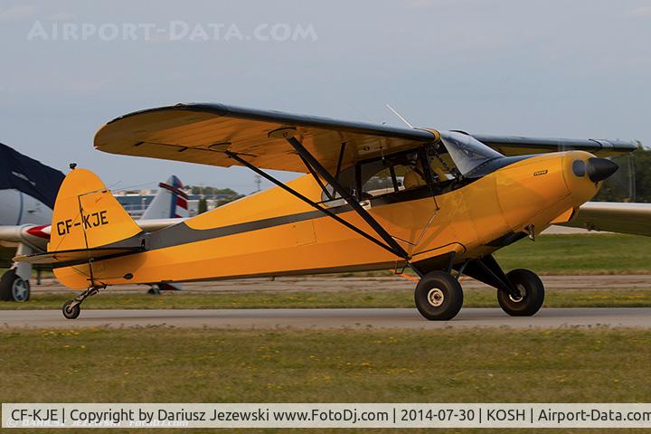 CF-KJE, 1947 Piper PA-12 Super Cruiser Super Cruiser C/N 12-2529, Piper PA-12 Super Cruiser  C/N 12-2529, CF-KJE
