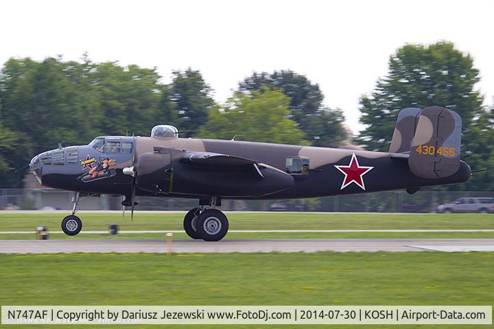 N747AF, 1944 North American B-25J Mitchell Mitchell C/N 108-33731, North American B-25J Mitchell 