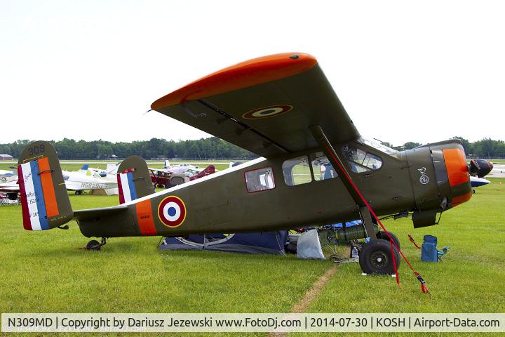 N309MD, 1961 Max Holste MH-1521C-1 Broussard C/N 309, Max Holste MH-1521C-1 Broussard  C/N 309, N309MD