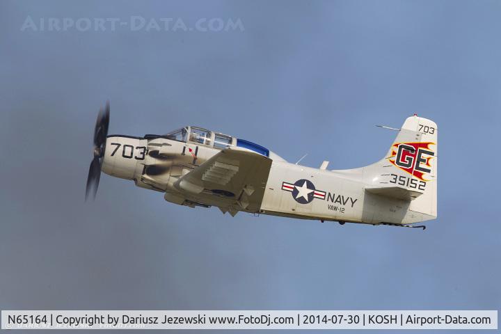 N65164, 1955 Douglas EA-1E Skyraider AD-5W C/N 55-471DH, Douglas EA-1E Skyraider  C/N 55-471DH, N65164