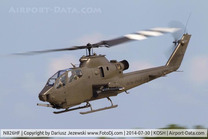 N826HF, 1967 Bell AH-1F Cobra C/N 67-15826, Bell AH-1F  C/N 67-15826, N826HF