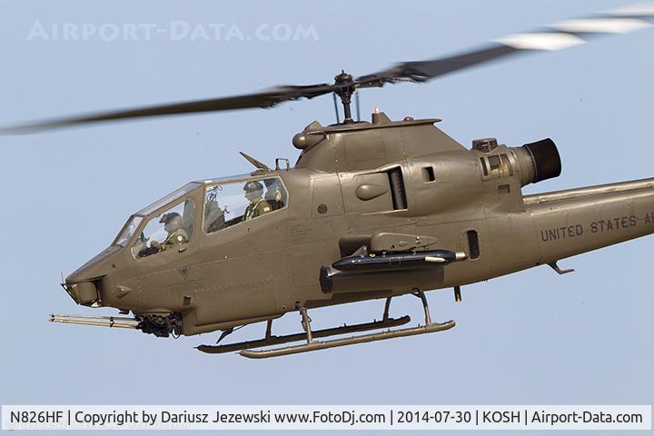 N826HF, 1967 Bell AH-1F Cobra C/N 67-15826, Bell AH-1F  C/N 67-15826, N826HF