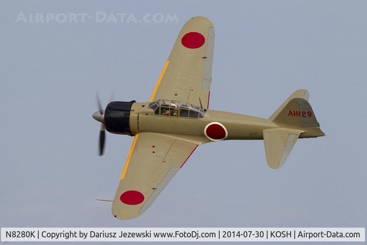 N8280K, 1941 Nakajima A6M2 Model 21 C/N 1498, Nakajima A6M2 Model 21 Zero C/N 1498, NX8280K