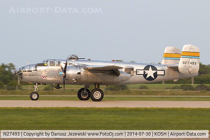 N27493, 1944 North American TB-25K Mitchell C/N 44-29869/108-33144, North American B-25J Mitchell 