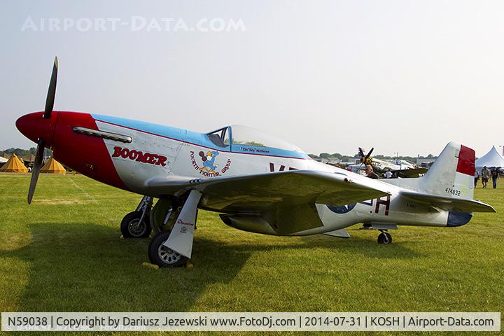 N59038, North American/aero Classics P-51D C/N 124-11489 (45-11453), North American P-51D Mustang 