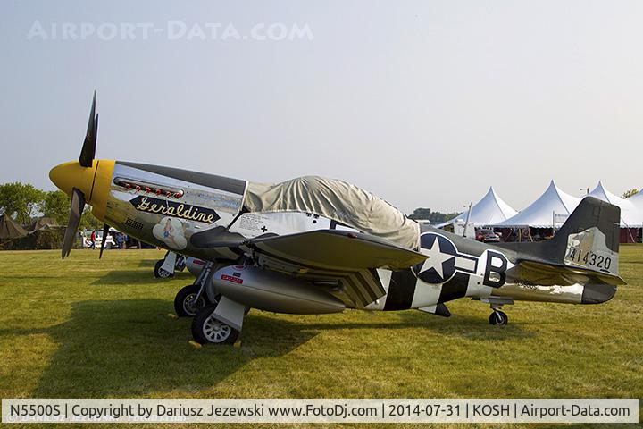 N5500S, 1944 North American F-51D Mustang C/N 44-63655, North American F-51D Mustang 