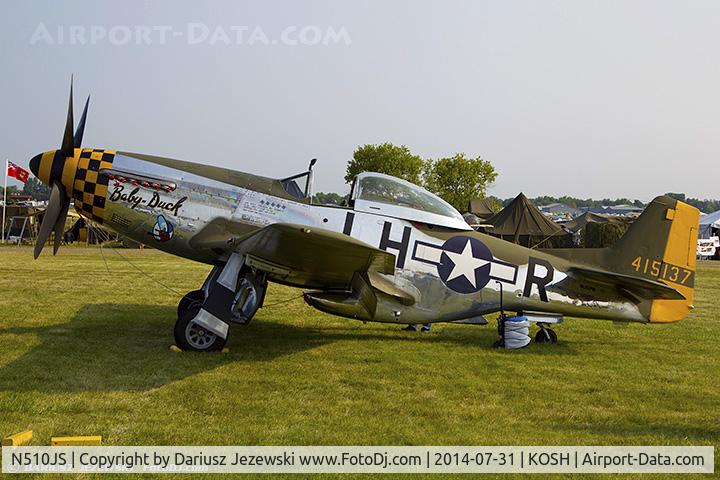 N510JS, 1944 North American P-51D Mustang C/N 44-72086, North American P-51D Mustang 