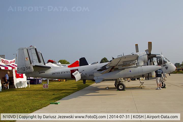N10VD, 1968 Grumman OV-1D Mohawk C/N 162C, Grumman OV-1/RV-1  Bronco  C/N 68-15958, N10VD