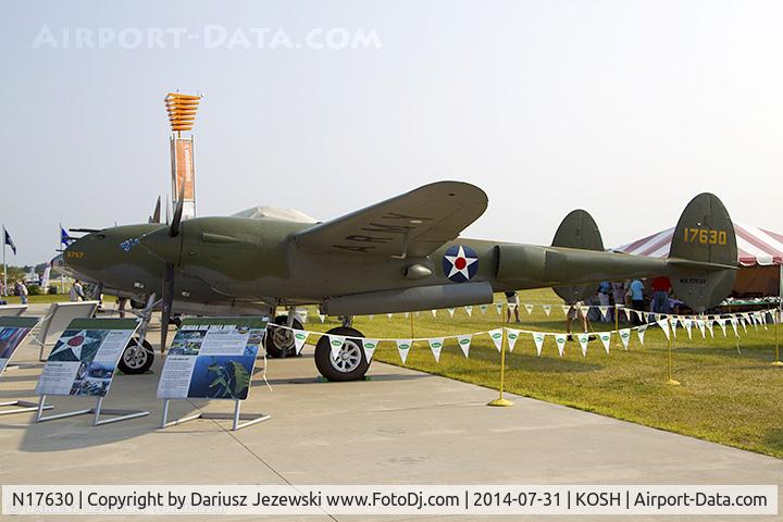 N17630, 1941 Lockheed P-38F C/N 41-7630 (222-5757), Lockheed P-38F Lightning 