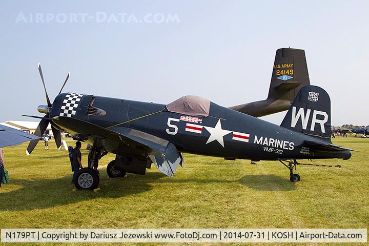 N179PT, 1948 Vought F4U-5 Corsair C/N Not found (Bu122179), Chance Vought F4U-5 Corsair  C/N 122179, N179PT