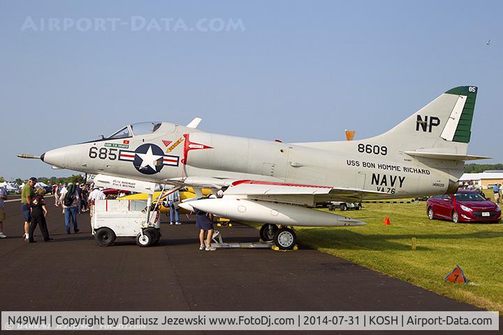 N49WH, 1959 Douglas A-4B Skyhawk C/N 11366, Douglas A-4B Skyhawk C/N 11366, N49WH