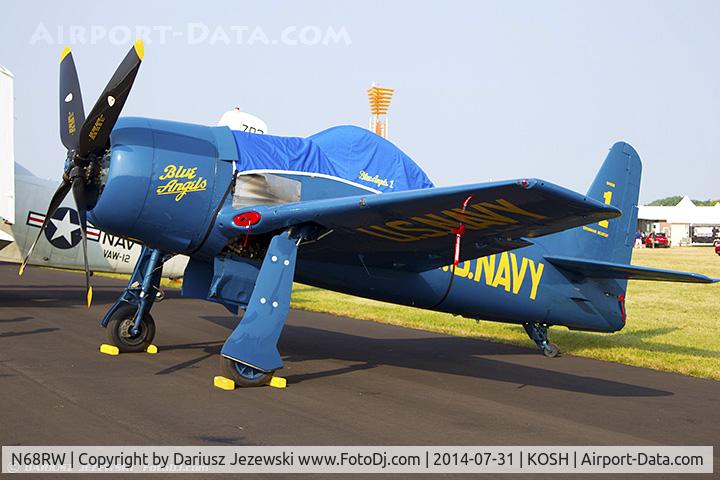 N68RW, 1947 Grumman F8F-2 (G58) Bearcat C/N D.1162, Grumman F8F-2 Bearcat 