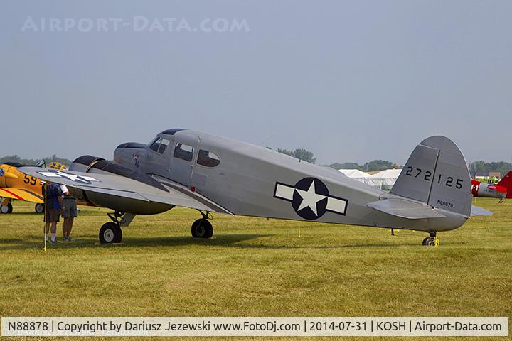 N88878, 1943 Cessna UC-78C (T-50) Bobcat C/N 4121, Cessna T-50 Bobcat 