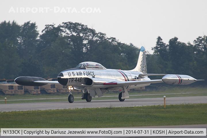 N133CK, 1951 Lockheed T-33A Shooting Star C/N 580-7138, Lockheed T-33A Shooting Star  C/N 51-17445, N133CK