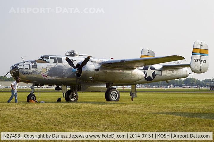 N27493, 1944 North American TB-25K Mitchell C/N 44-29869/108-33144, North American B-25J Mitchell 