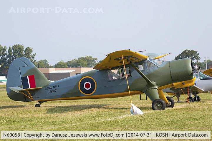 N60058, 1944 Stinson V77 (AT-19) Reliant C/N 1337, Stinson Vultee V77 Reliant  C/N 1337, N60058