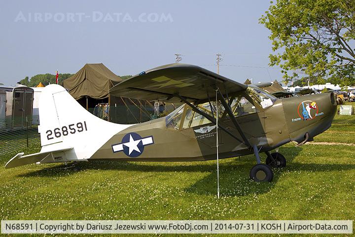 N68591, Stinson L-5 Sentinel C/N 42-98667 (76-908), Stinson L-5 Sentinel  C/N 42-98667, N68591