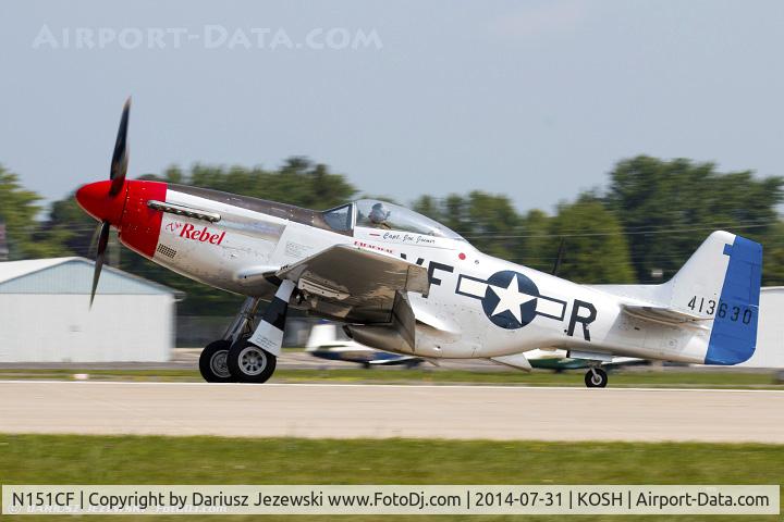 N151CF, 1944 North American P-51D Mustang C/N 44-84933N, North American P-51D Mustang 