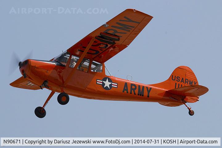 N90671, 1951 Cessna O-1A Bird Dog C/N 22285, Cessna 305A L-19A Bird Dog  C/N 22285, N90671