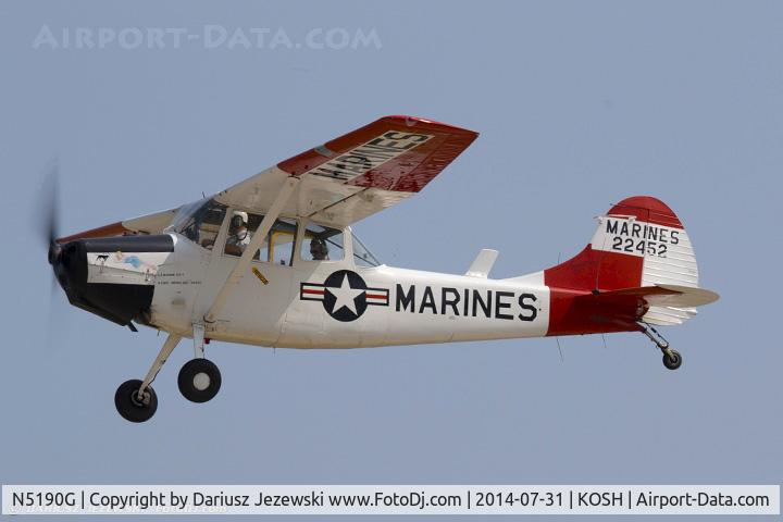 N5190G, 1951 Cessna 305A C/N 22452, Cessna 305A L-19A Bird Dog   C/N 22452, N5190G