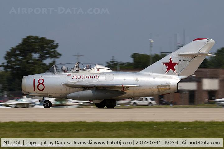 N157GL, 1954 PZL-Mielec SBLim-2 (MiG-15UTI) C/N 1A05007, PZL Mielec SBLim-2 (MiG-15UTI)  C/N 1A05007, N157GL