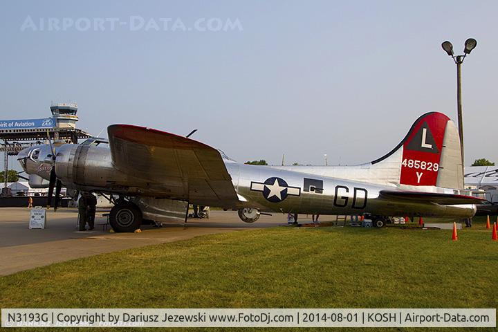 N3193G, 1944 Boeing B-17G Flying Fortress C/N 77255, Boeing B-17G Flying Fortress 