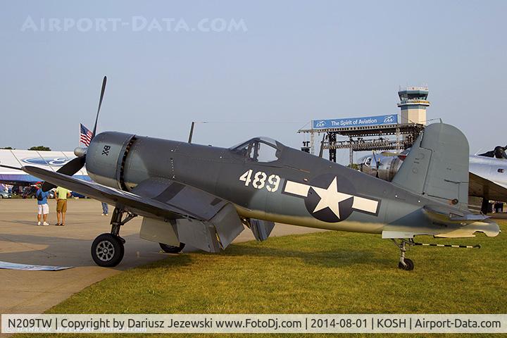 N209TW, Goodyear FG-1D Corsair C/N 3750, Goodyear FG-1D Corsair  C/N 92489, NX209TW