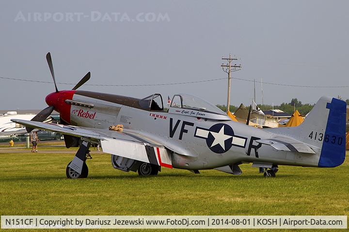 N151CF, 1944 North American P-51D Mustang C/N 44-84933N, North American P-51D Mustang 