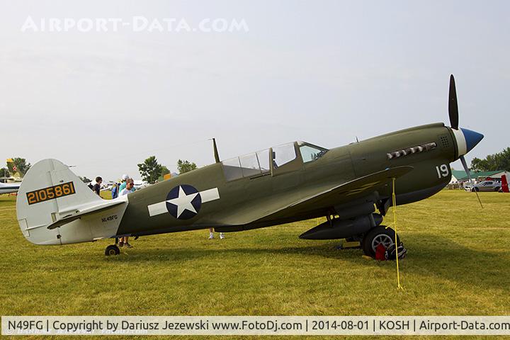 N49FG, 1943 Curtiss P-40N Warhawk C/N 29623, Curtiss P-40N-5 Warhawk 